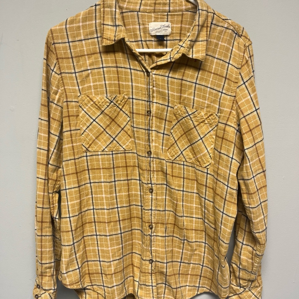 Universal Thread Yellow Flannel